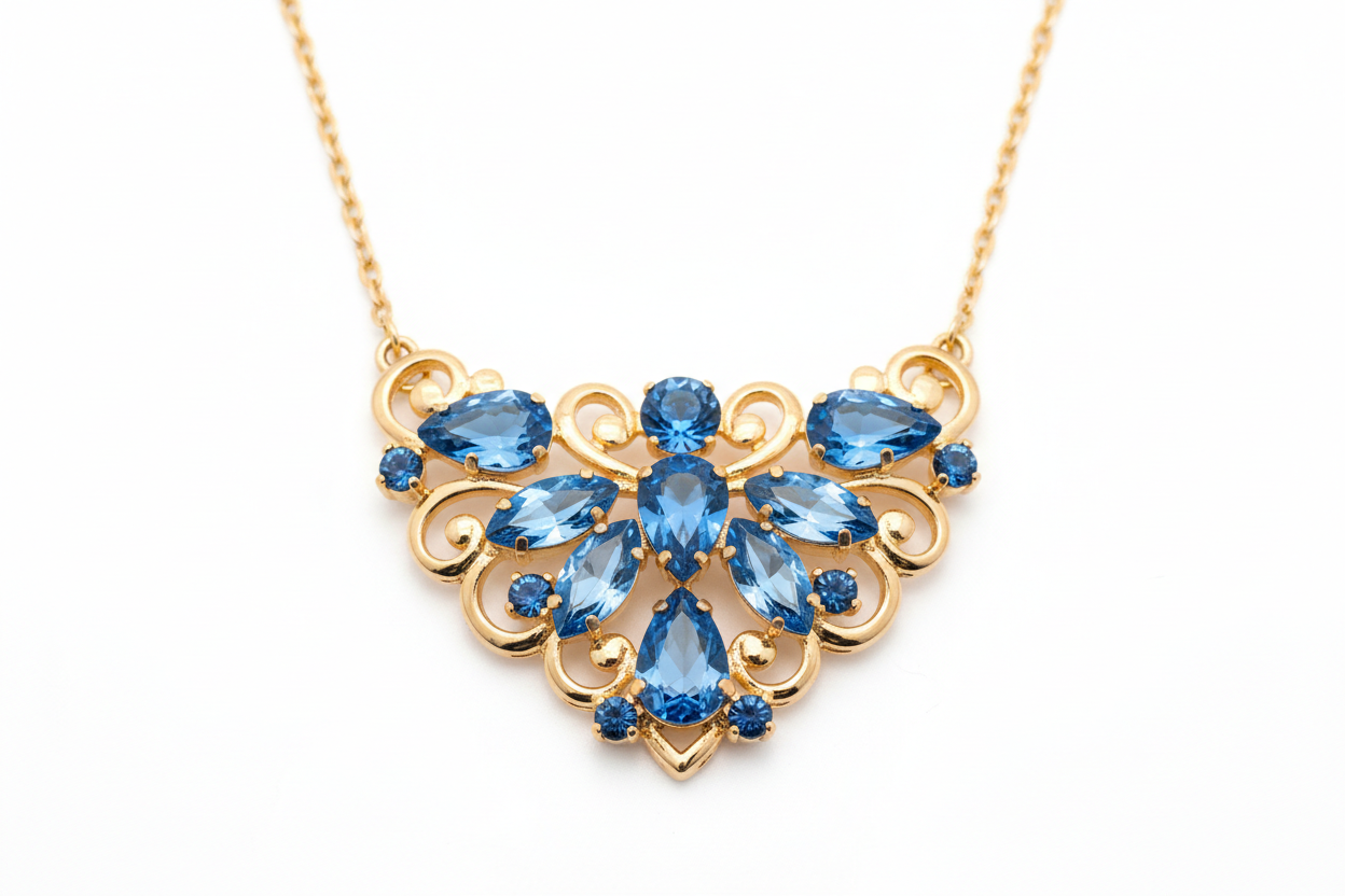 Jewelry Blue Necklace