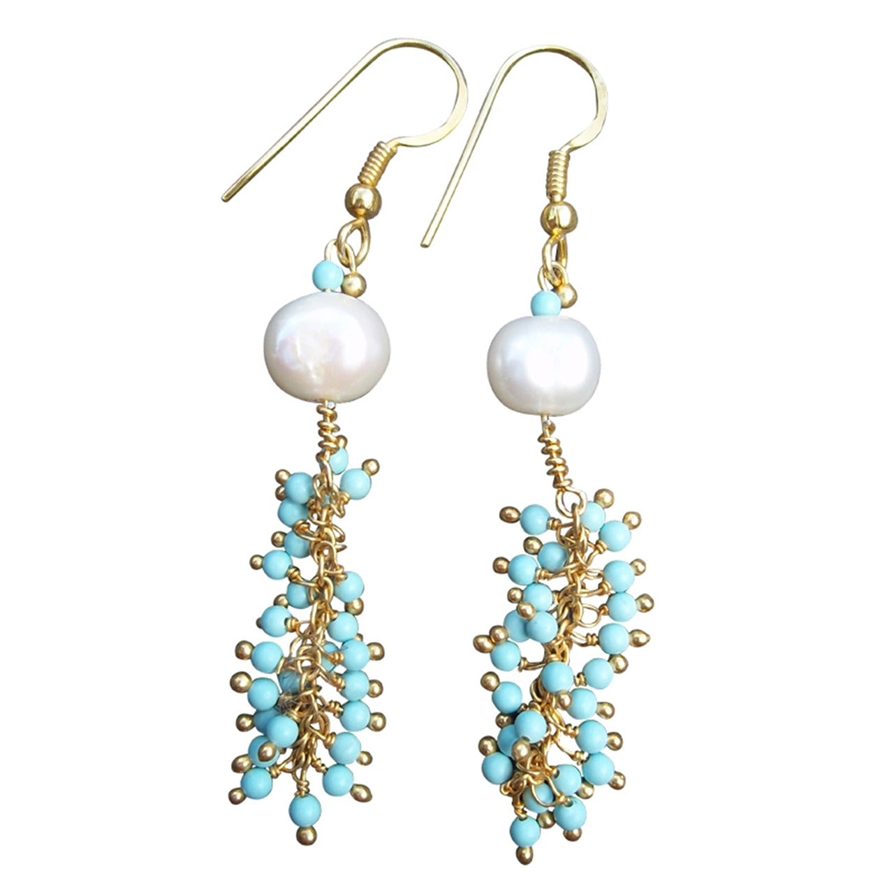 Blue Gemstone Earring