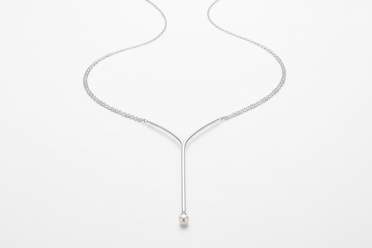 银饰项链y型